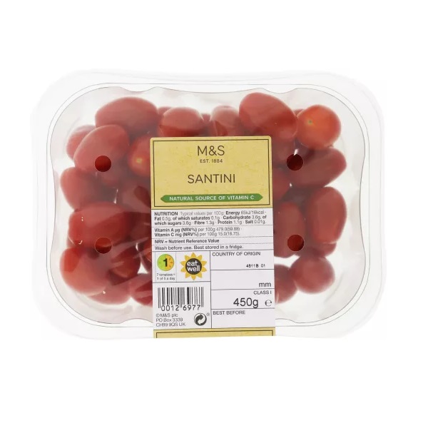 santini tomatoes, 114,90 Kč